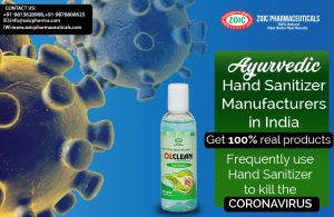 Herbal Hand Sanitizer Manufacturers in India
