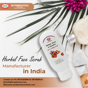 Herbal Face Scrub Manufacturing Company in India
