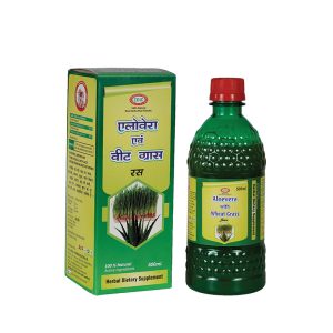 Alovera With Wheat Grass Juice